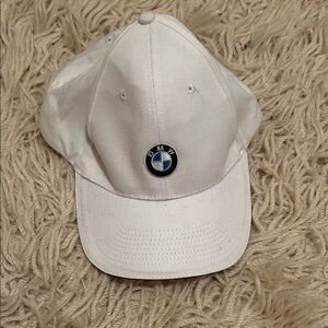 BMW White Cap with Logo